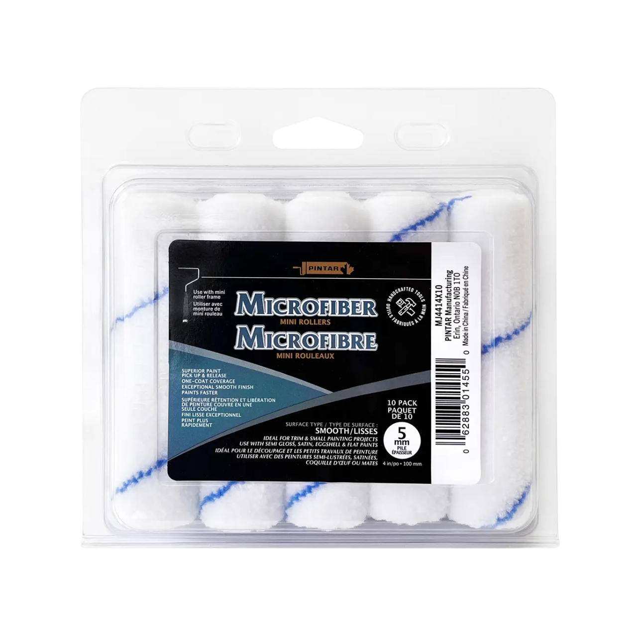Manchons en microfibre PINTAR 4'' 10mm – Image 4
